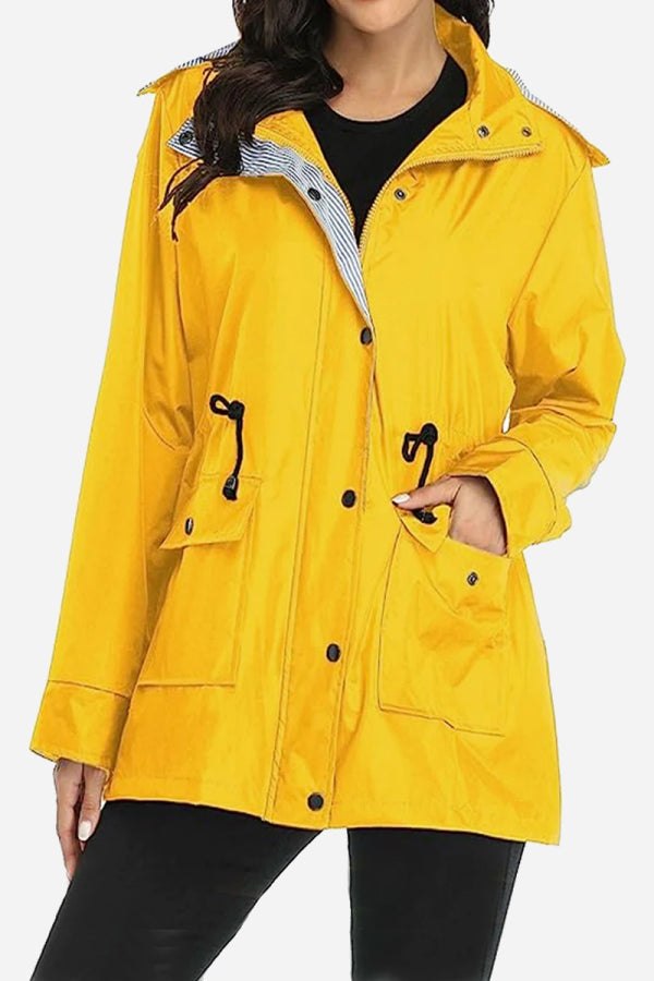 Chaqueta con Capucha de Mujer | Cintura Ajustable