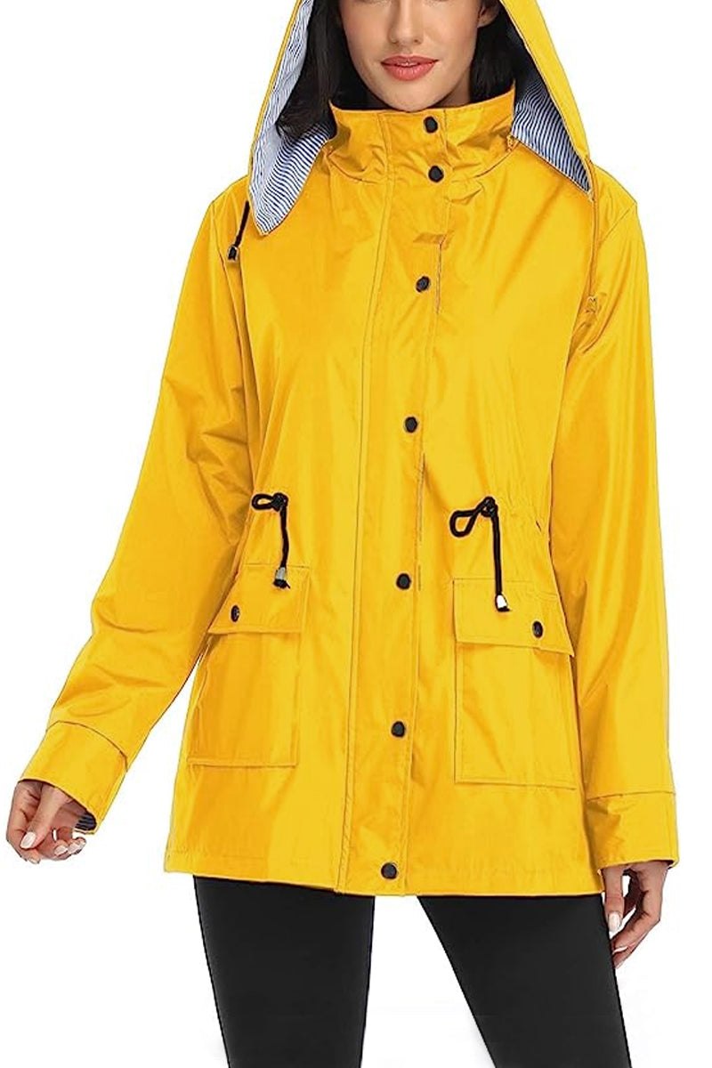 Chaqueta con Capucha de Mujer | Cintura Ajustable