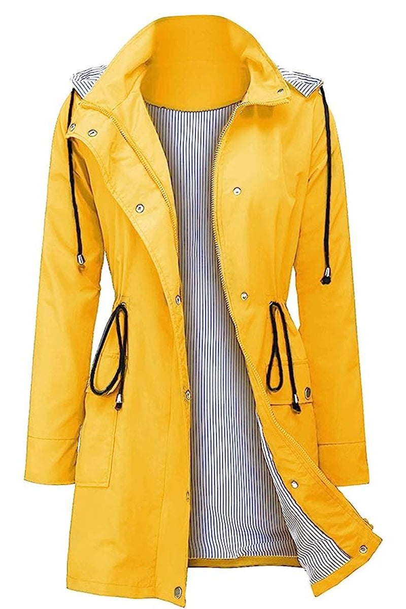 Chaqueta con Capucha de Mujer | Cintura Ajustable