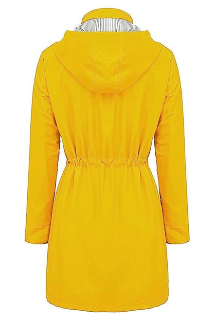 Chaqueta con Capucha de Mujer | Cintura Ajustable