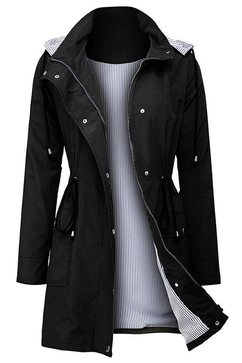Chaqueta con Capucha de Mujer | Cintura Ajustable
