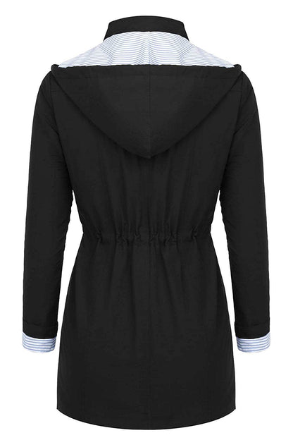 Chaqueta con Capucha de Mujer | Cintura Ajustable