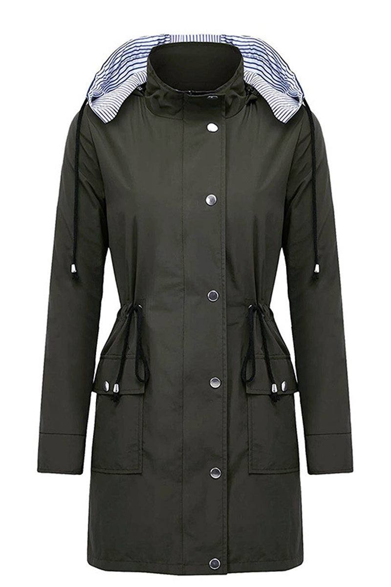 Chaqueta con Capucha de Mujer | Cintura Ajustable