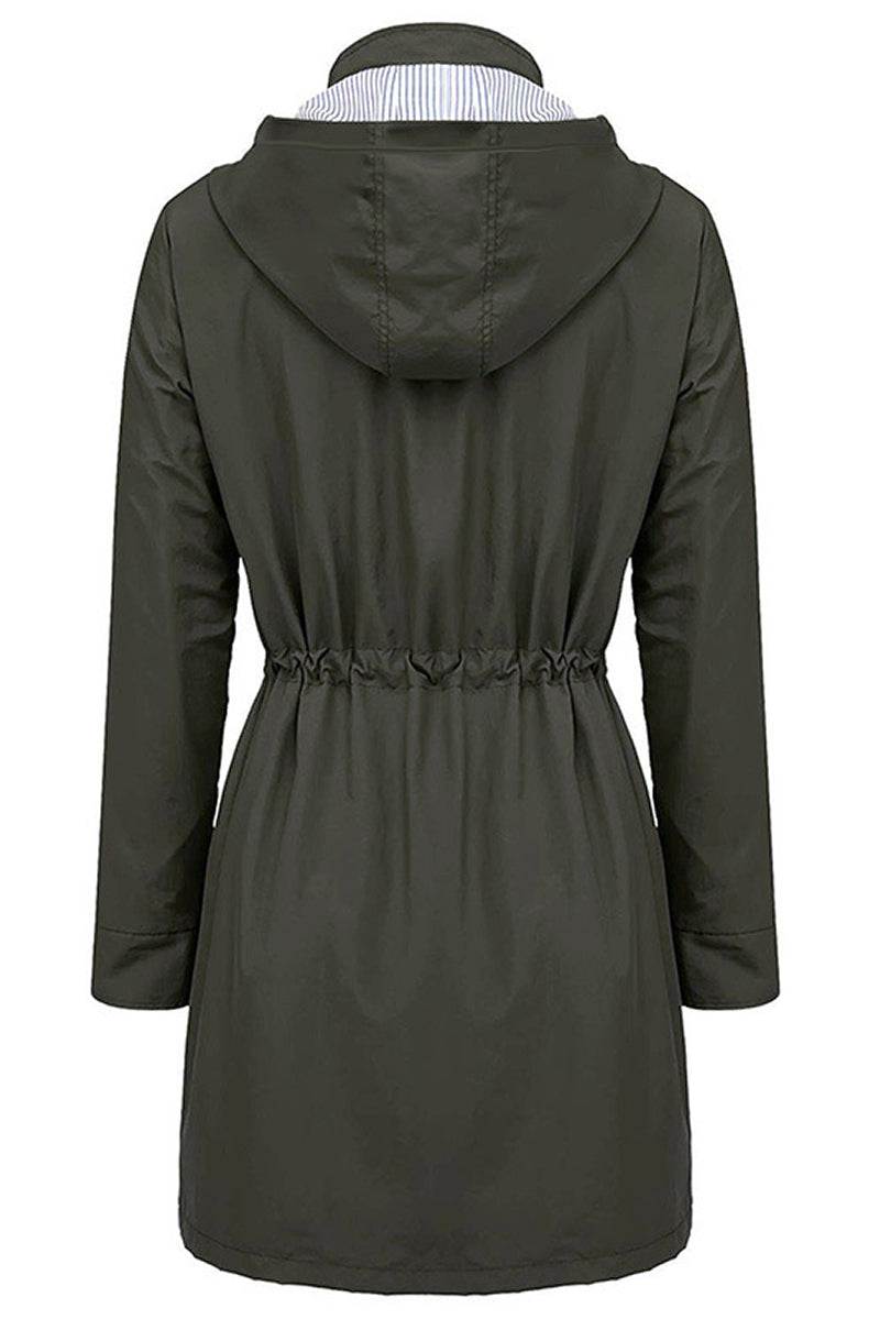 Chaqueta con Capucha de Mujer | Cintura Ajustable