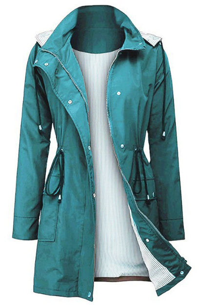 Chaqueta con Capucha de Mujer | Cintura Ajustable