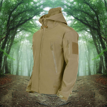 Chaqueta de Exterior con Capucha de Hombre | Multi Bolsillo