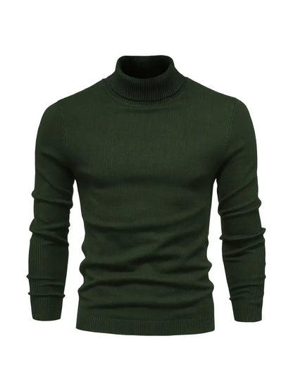 Suéter de Cuello Alto para Hombre | Corte Slim