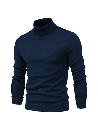 Suéter de Cuello Alto para Hombre | Corte Slim