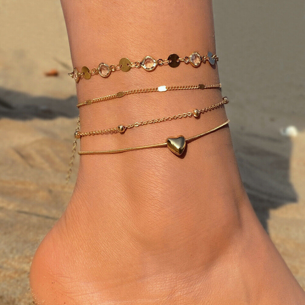 Luxury multilayer anklet