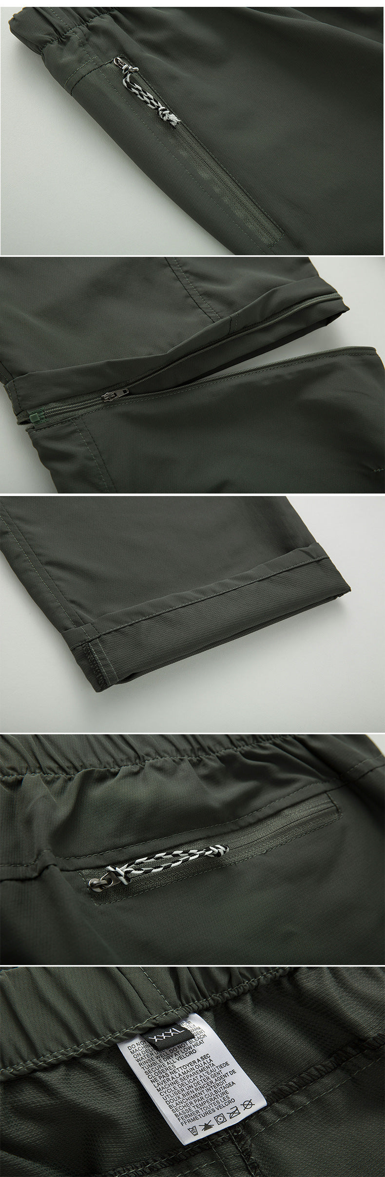 Pantalones de Exterior con Cremallera de Hombre | Multifuncionales