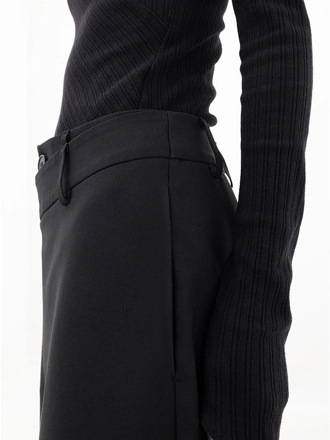 Pantalones Asimétricos de Mujer | Cierre con Botón