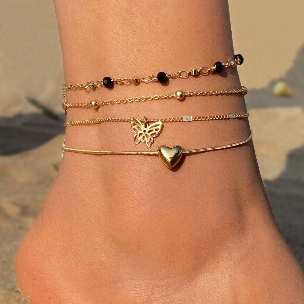 Luxury multilayer anklet