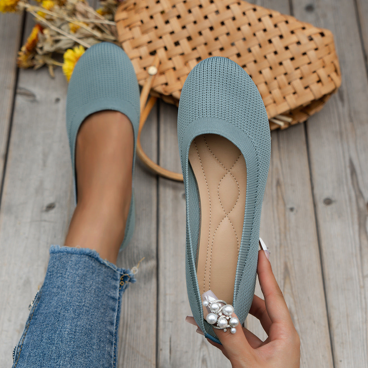 Bailarinas Slip-On de Mujer | Vestido
