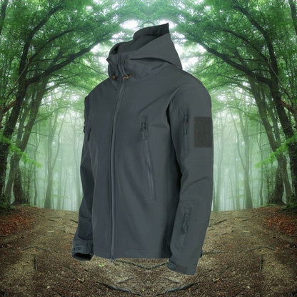 Chaqueta de Exterior con Capucha de Hombre | Multi Bolsillo