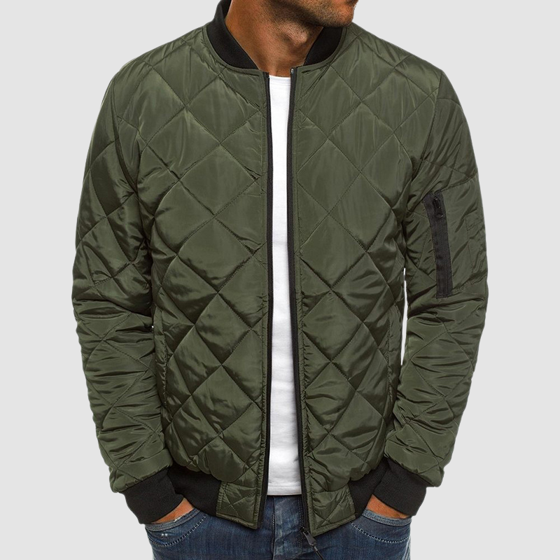 Chaqueta Acolchada de Hombre de Media Estación | Bomber