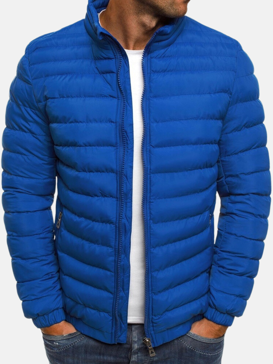 Chaqueta Acolchada Clásica de Hombre | Cuello