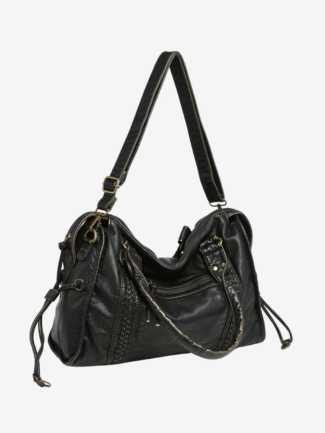 Bolso de Hombro de Mujer | Cremallera Frontal
