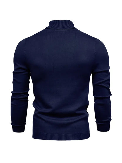 Suéter de Cuello Alto para Hombre | Corte Slim
