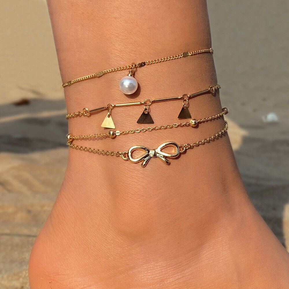 Luxury multilayer anklet