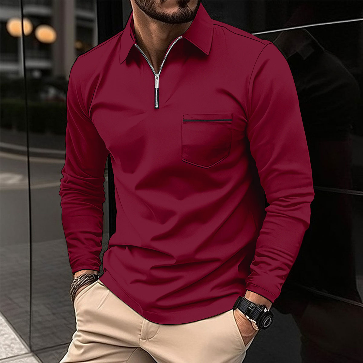 Polo de Hombre | Bolsillos con Cremallera