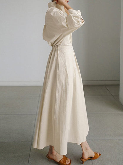 Vestido Maxi de Mujer | Botones Frontales
