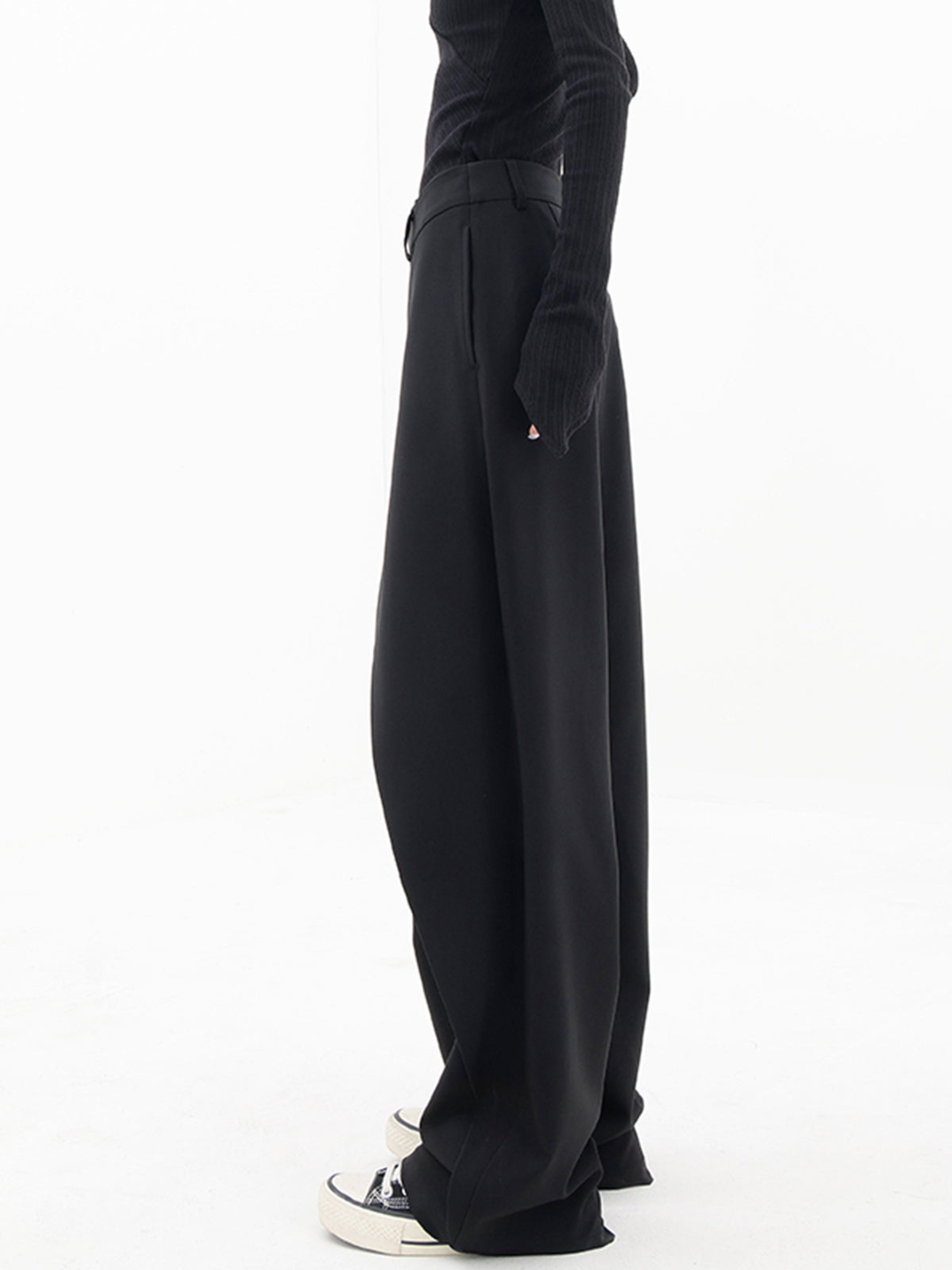 Pantalones Asimétricos de Mujer | Cierre con Botón