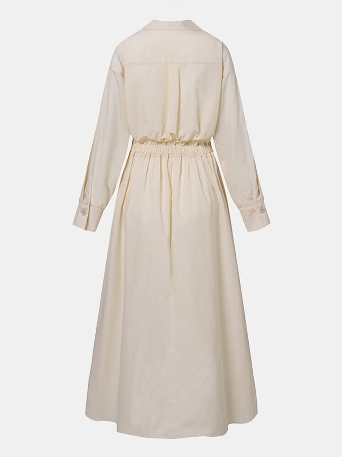 Vestido Maxi de Mujer | Botones Frontales