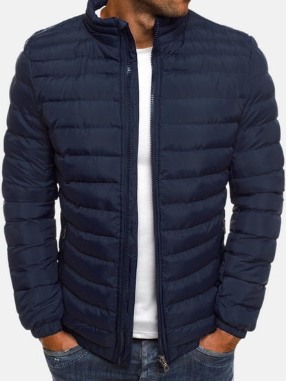 Chaqueta Acolchada Clásica de Hombre | Cuello