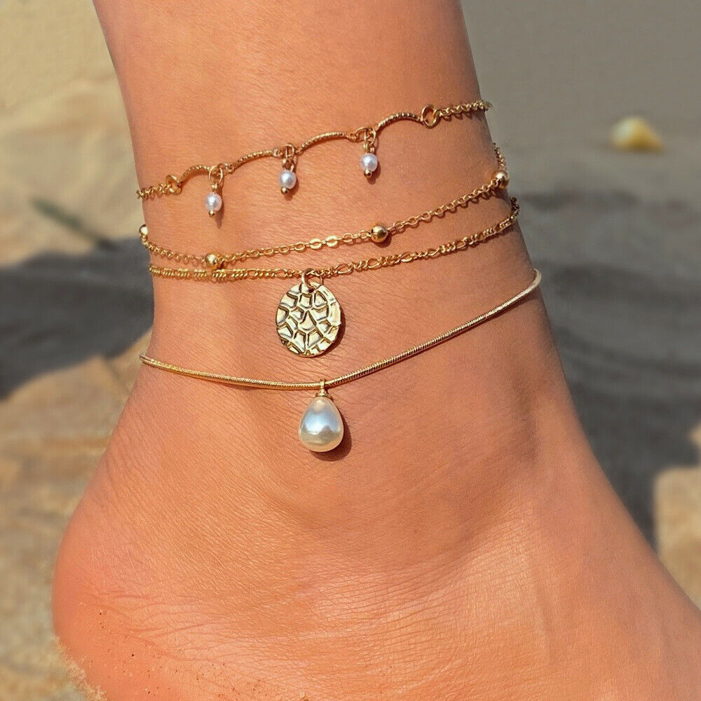 Luxury multilayer anklet