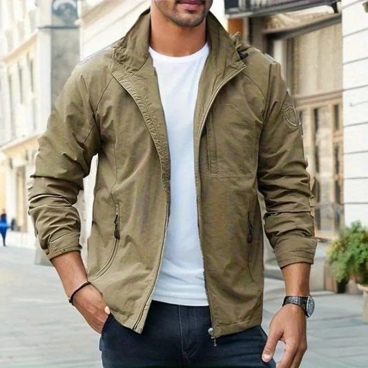 Chaqueta Cargo de Hombre | Cierre con Cremallera