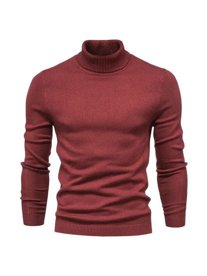 Suéter de Cuello Alto para Hombre | Corte Slim