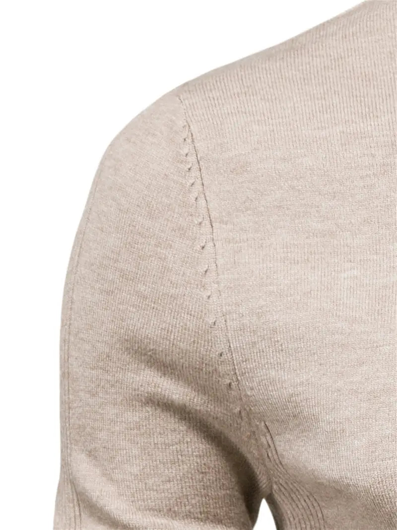 Suéter de Cuello Alto para Hombre | Corte Slim