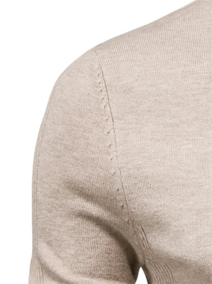Suéter de Cuello Alto para Hombre | Corte Slim