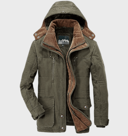 Chaqueta de Invierno Cálida de Hombre | Con Capucha
