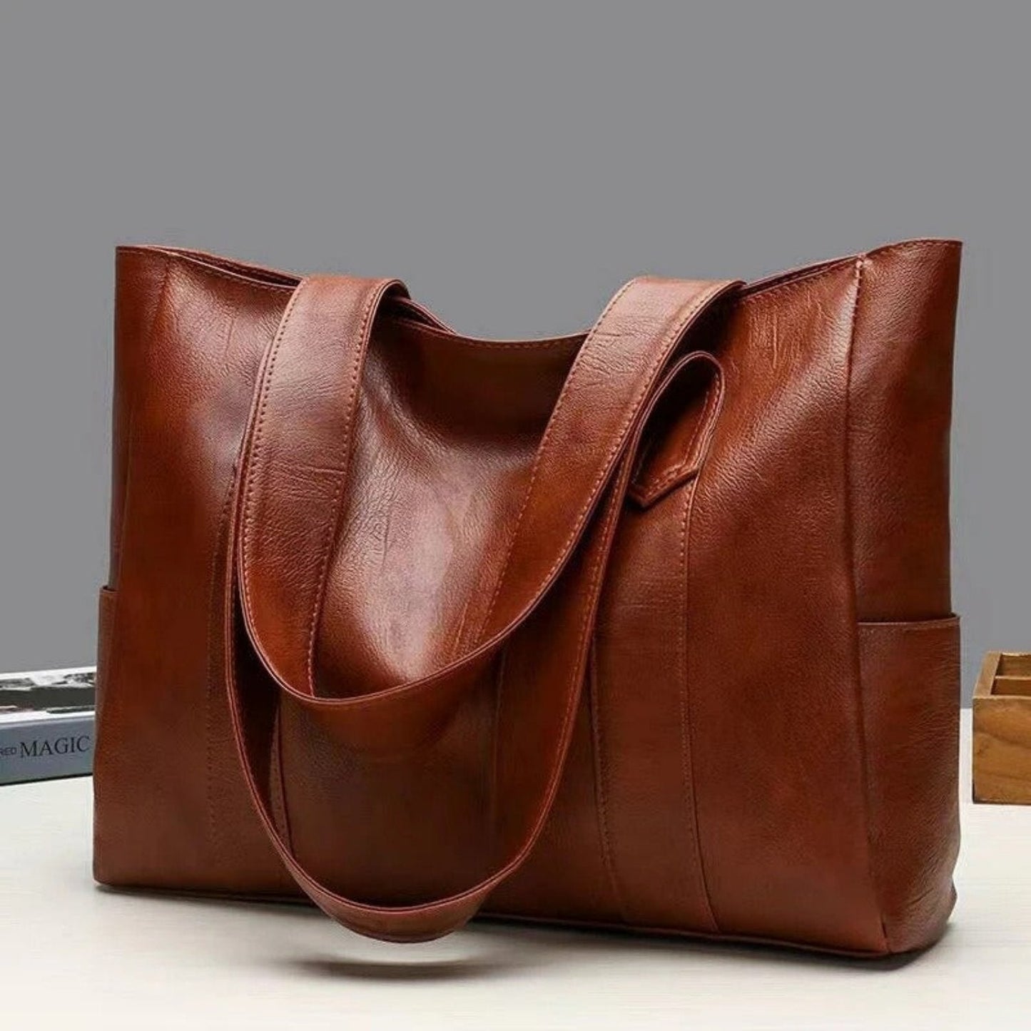 Bolso Tote de Mujer con Correa al Hombro | Bolsillos
