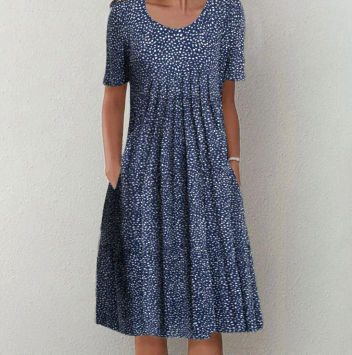 Vestido midi estampado de mujer | verano