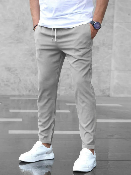Pantalones Elásticos de Hombre | Cintura con Cordón
