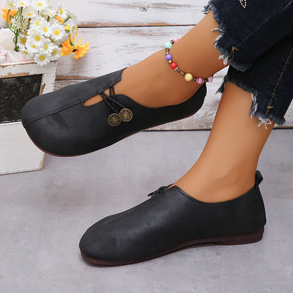 Mocasines de Mujer | Detalle de Botón