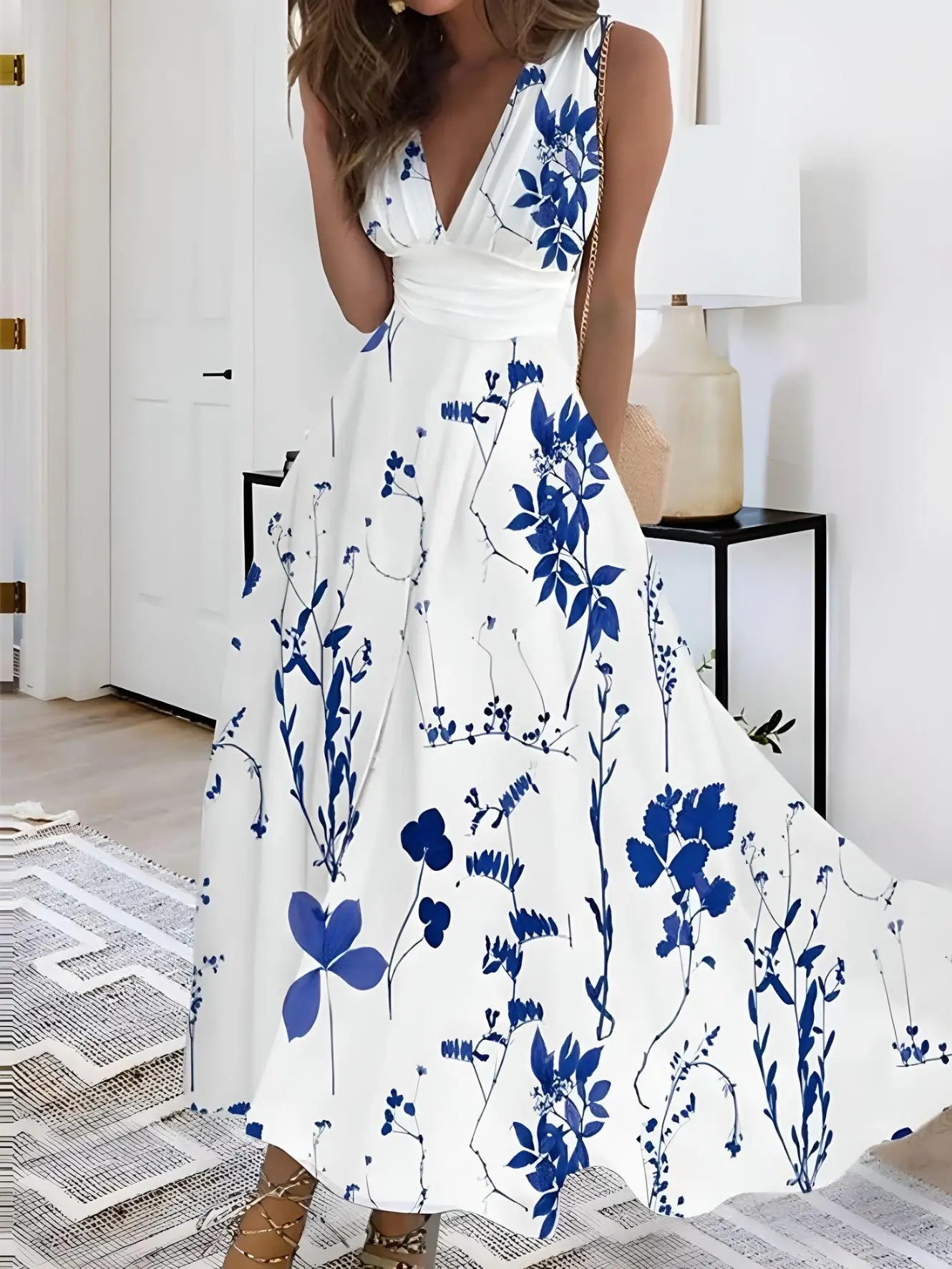 Celine | Vestido chic de pétalos - Carmen Modas Orquídea / S