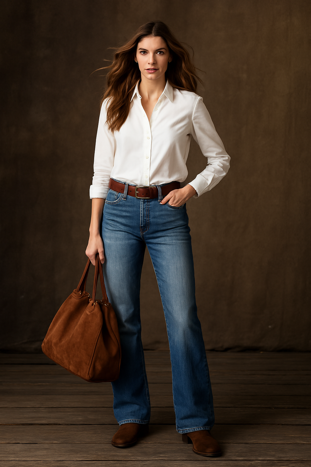 Jeans de Mujer de Pierna Ancha | Estilo Retro