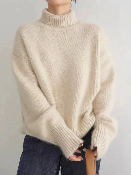 Suéter de Mujer de Cuello Alto | Estilo Clásico