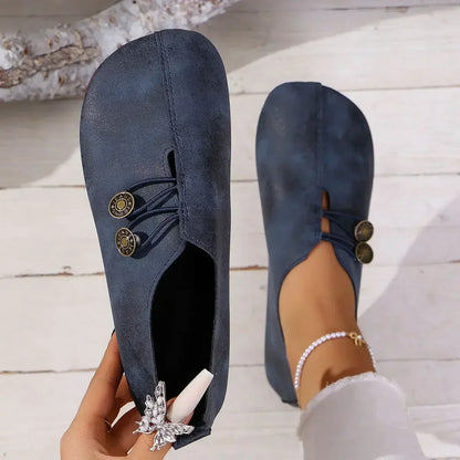 Mocasines de Mujer | Detalle de Botón