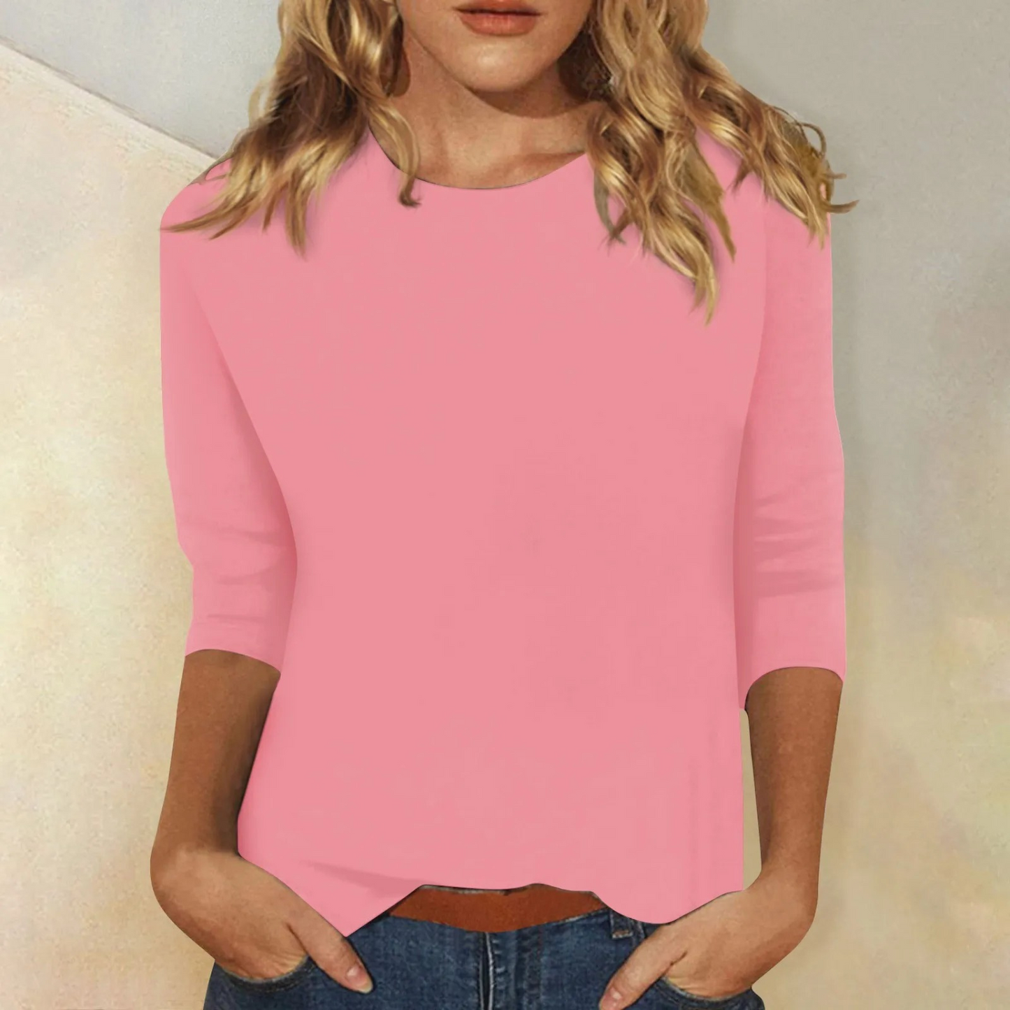 Camiseta de Mujer de Manga Larga | Cuello Redondo