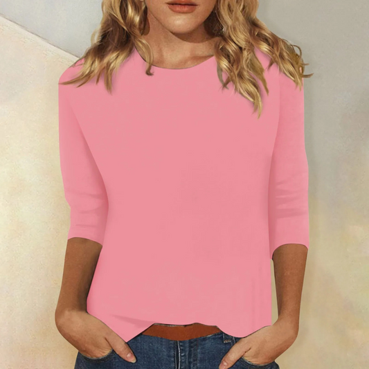 Camiseta de Mujer de Manga Larga | Cuello Redondo