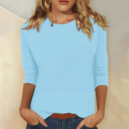 Camiseta de Mujer de Manga Larga | Cuello Redondo