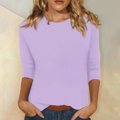 Camiseta de Mujer de Manga Larga | Cuello Redondo