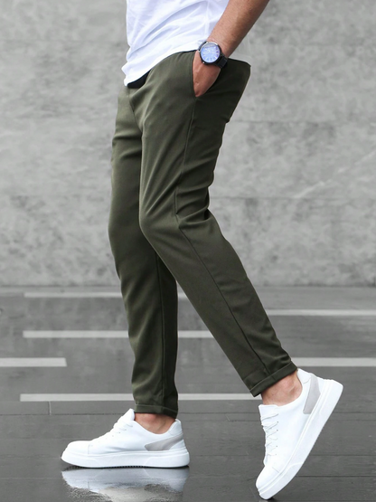 Pantalones Elásticos de Hombre | Cintura con Cordón