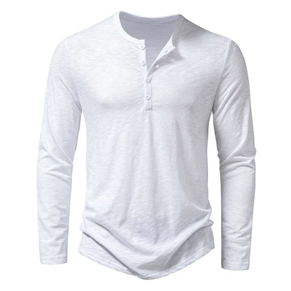 Camisa Henley de Hombre | Manga Larga