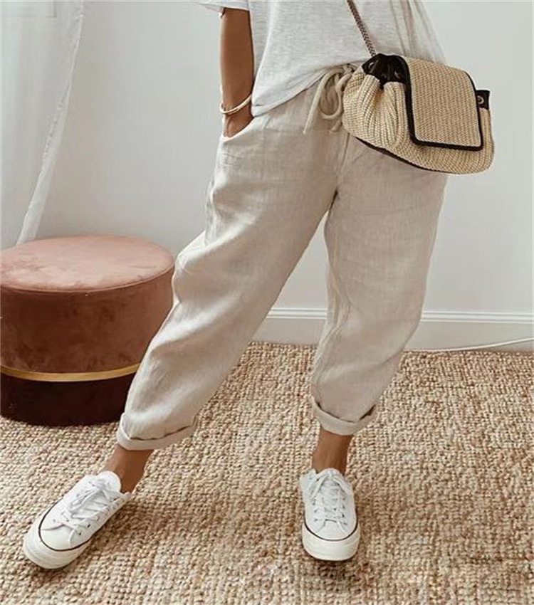 Elastic waist pants (Plain)