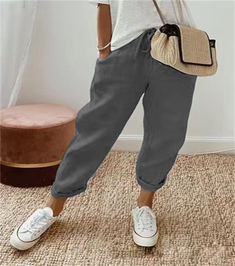 Elastic waist pants (Plain)